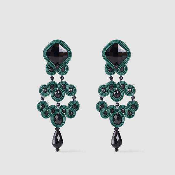 Pendientes Gótico Azabache XL Uranio
